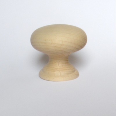 Large Beech1 Wooden Sanded Door Knob